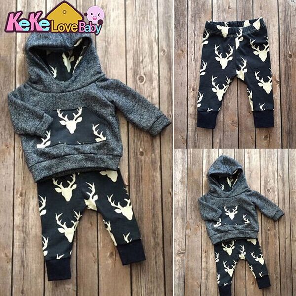 newborn baby boy clothes set winter hooded outfit christmas deer pattern hoodie pants new born infant boys clothing sets y200803, White 
newborn baby boy clothes set winter hooded outfit christmas deer pattern hoodie pants new born infant boys clothing sets y200803, White