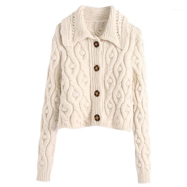 katara turn down collar sweaters women fashion spherical kintted sweater women elegant buttons short sweaters female ladies ir1, White
katara turn down collar sweaters women fashion spherical kintted sweater women elegant buttons short sweaters female ladies ir1, White