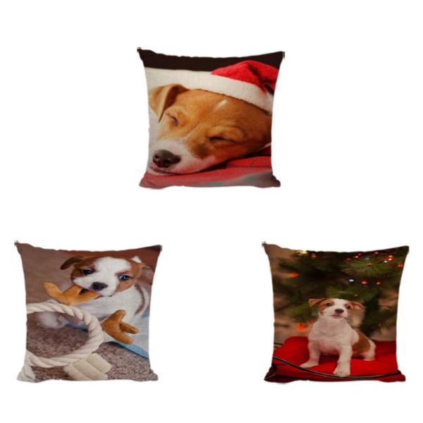 cushion/decorative pillow cute dog christmas pillowcase stocking hat sofa bedroom gift home decoration cushion cover
cushion/decorative pillow cute dog christmas pillowcase stocking hat sofa bedroom gift home decoration cushion cover
