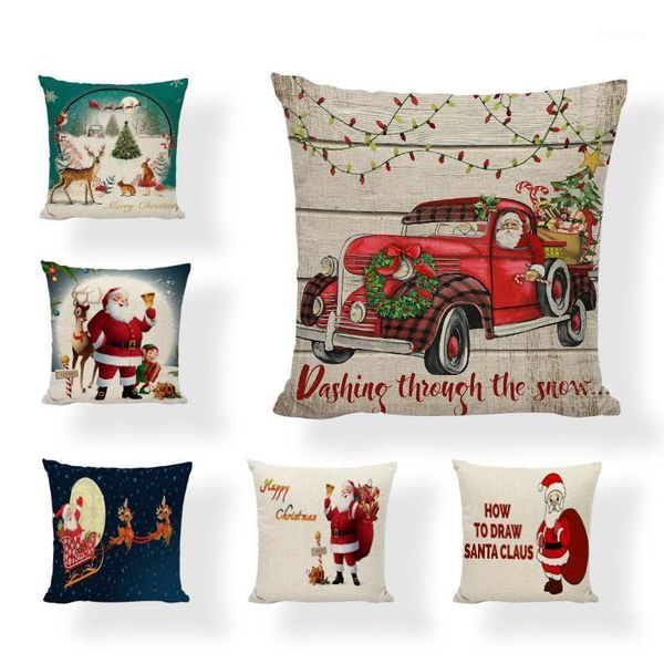 cute christmas sika deer pattern cushion set linen santa car christmas day personality gift pillowcase sofa decoration1
cute christmas sika deer pattern cushion set linen santa car christmas day personality gift pillowcase sofa decoration1