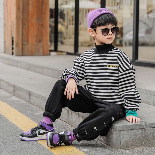 sweater boys' high collar plush autumn and zhongda wear 2020 new winter underpants fashion children's 65em, Black
sweater boys' high collar plush autumn and zhongda wear 2020 new winter underpants fashion children's 65em, Black