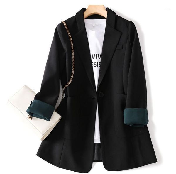 goohojio 2021 new loose vintage leisure women blazers autumn pocket blazer jackets women solid color oversized ladies coats1, White;black
goohojio 2021 new loose vintage leisure women blazers autumn pocket blazer jackets women solid color oversized ladies coats1, White;black