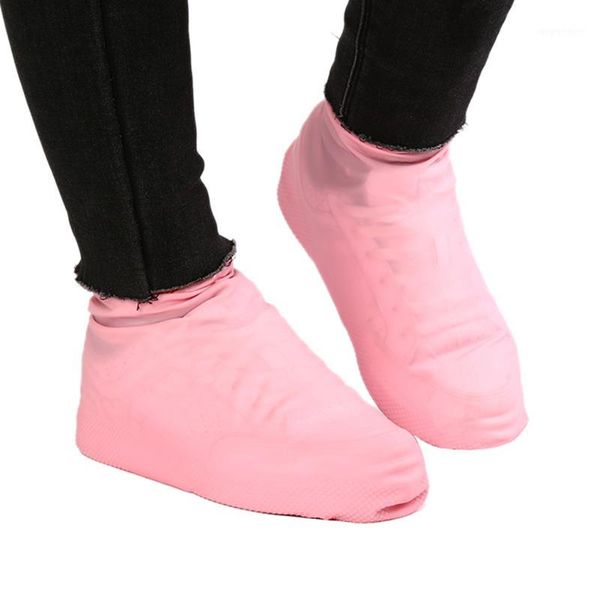 1 pair slip-resistant solid rubber shoe cover latex waterproof shoe covers hard-wearing pink reusable covers1, White;pink
1 pair slip-resistant solid rubber shoe cover latex waterproof shoe covers hard-wearing pink reusable covers1, White;pink