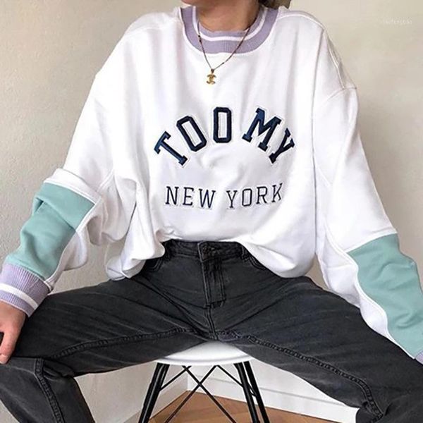 new arrival blue letter print pullover oversized hoodies women vintage sweatshirt autumn fashion aesthetic england style 20201, Black
new arrival blue letter print pullover oversized hoodies women vintage sweatshirt autumn fashion aesthetic england style 20201, Black