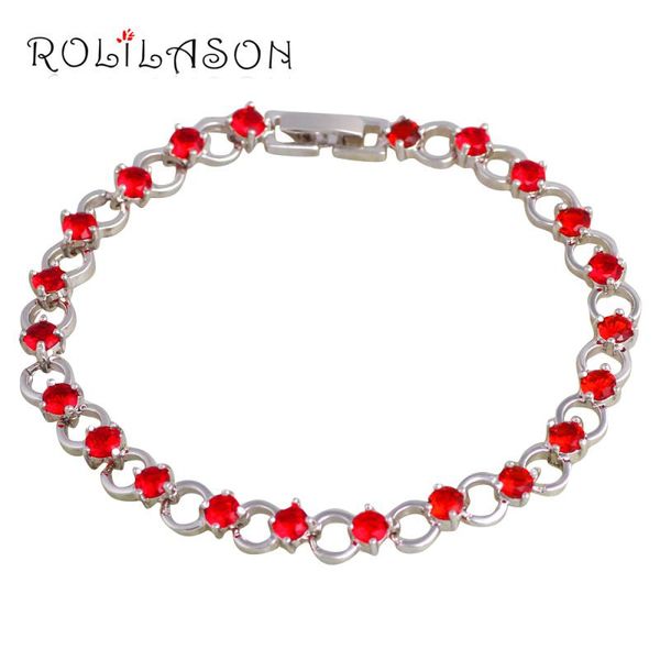 charm bracelets rolilason red friendship for women round design silver precious fashion trendy jewelry tbs1093, Golden;silver
charm bracelets rolilason red friendship for women round design silver precious fashion trendy jewelry tbs1093, Golden;silver