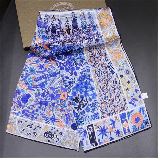 100% mulberry-silk scarf high-end women's scarves hand sewn edges scarfs shawl stole"fleurs de giverny"110cm*110cm, Blue;gray
100% mulberry-silk scarf high-end women's scarves hand sewn edges scarfs shawl stole"fleurs de giverny"110cm*110cm, Blue;gray