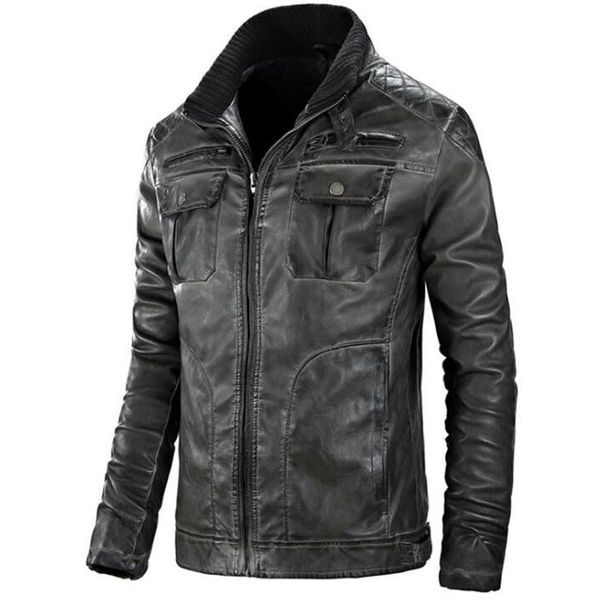 autumn winter mens pu leather jacket motorcycle leather coats male business coats jaqueta de couro masculin, Black
autumn winter mens pu leather jacket motorcycle leather coats male business coats jaqueta de couro masculin, Black