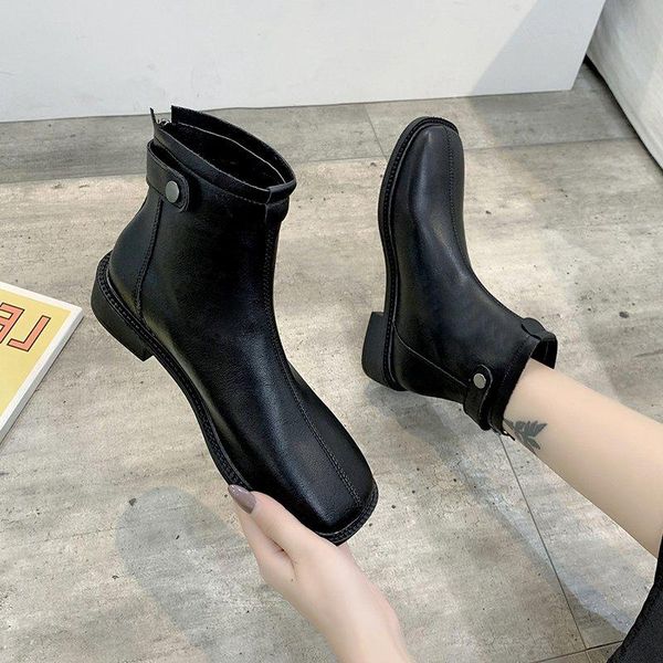 women's boots autumn shoes boots-women winter footwear zipper luxury designer flat heel leather 2020 rubber ladies ankle, Black
women's boots autumn shoes boots-women winter footwear zipper luxury designer flat heel leather 2020 rubber ladies ankle, Black