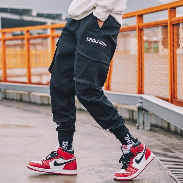 хип-хоп грузовые брюки карманы 2021 мужчины уличная одежда harajuku брюки бегуны hiphop harem multi pocket fashion blackers black1, Black 
хип-хоп грузовые брюки карманы 2021 мужчины уличная одежда harajuku брюки бегуны hiphop harem multi pocket fashion blackers black1, Black