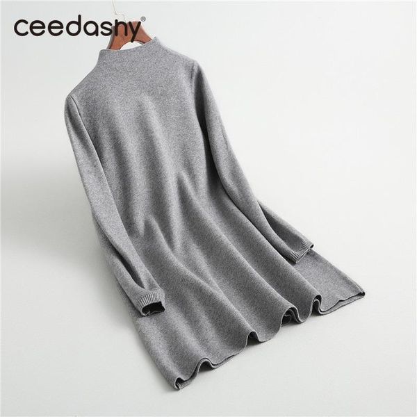 korean fashion a line mini short women knitted sweater dress long sleeve turtleneck autumn female jumper dress party dresses, Black;gray
korean fashion a line mini short women knitted sweater dress long sleeve turtleneck autumn female jumper dress party dresses, Black;gray