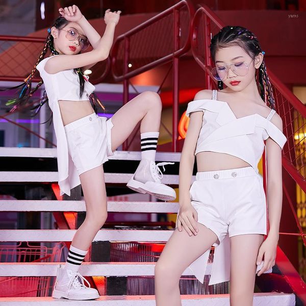jazz costumes for girls hip hop kids clothes cropped pants summer white street dance outfit practice stage show wear bl44111, Black;red
jazz costumes for girls hip hop kids clothes cropped pants summer white street dance outfit practice stage show wear bl44111, Black;red