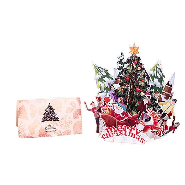 greeting cards 3d up merry christmas origami paper laser cut postcards gift handmade blank colourful tree #30
greeting cards 3d up merry christmas origami paper laser cut postcards gift handmade blank colourful tree #30