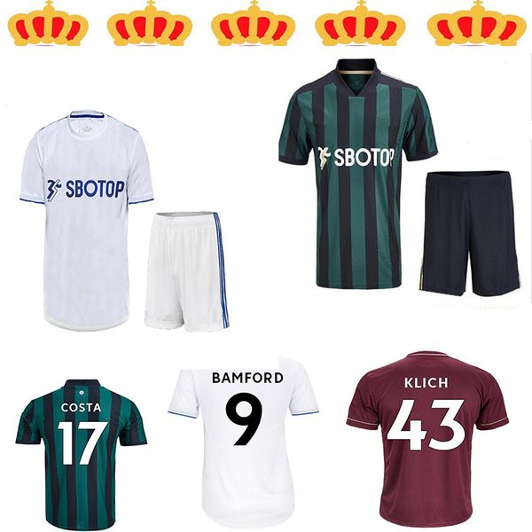 0 21 t roberts harrison hernandez costa bamford alioski clarke 2020 2021 football shirts uniforms men + kids kit, Black;yellow
0 21 t roberts harrison hernandez costa bamford alioski clarke 2020 2021 football shirts uniforms men + kids kit, Black;yellow