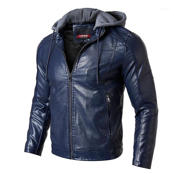new brand winter leather jacket men fashion hooded collar fleece warm liner windbreaker leather coat men m-xxl motorcycle coat11, Black
new brand winter leather jacket men fashion hooded collar fleece warm liner windbreaker leather coat men m-xxl motorcycle coat11, Black