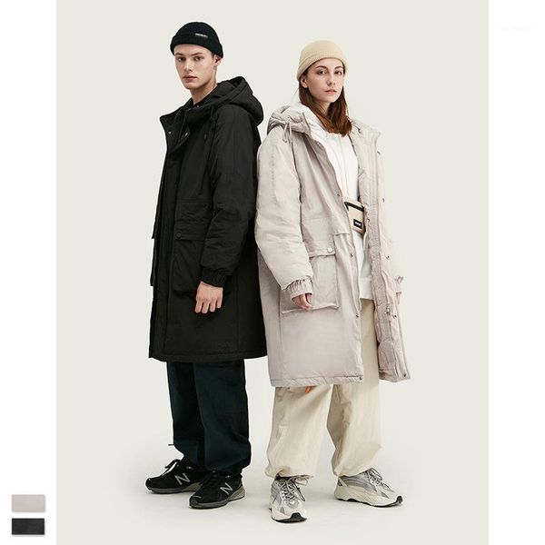 winter new simple pure color leisure men and women long warm white duck velvet down coat1, Black
winter new simple pure color leisure men and women long warm white duck velvet down coat1, Black