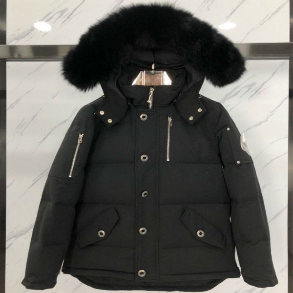2020 winter men's moose down jacket thick warm short loose outwear men parka 90% white goose fox fur collar hooded down coat q1209, Black
2020 winter men's moose down jacket thick warm short loose outwear men parka 90% white goose fox fur collar hooded down coat q1209, Black