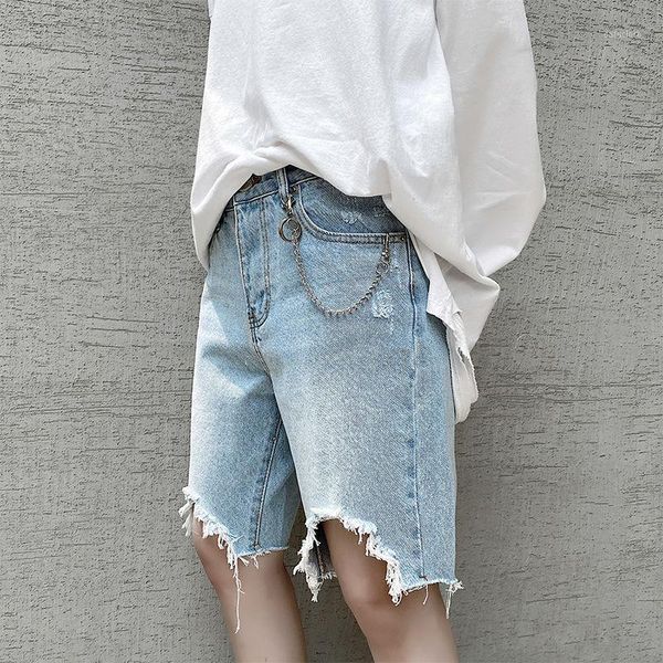 summer ripped denim shorts men's fashion washed retro casual short jeans men streetwear loose hip hop hole denim shorts mens1, Blue
summer ripped denim shorts men's fashion washed retro casual short jeans men streetwear loose hip hop hole denim shorts mens1, Blue