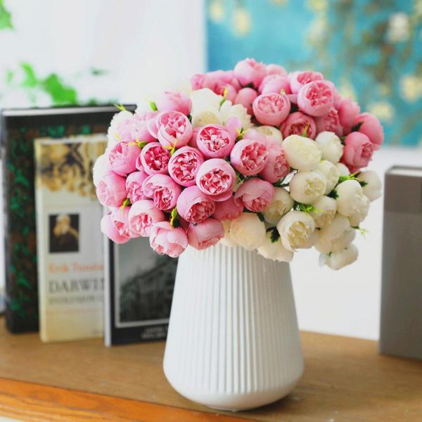 artificial silk flowers 27 heads rose bouquet wedding bride hand tied bouquet home l table decoration fake flowers diy
artificial silk flowers 27 heads rose bouquet wedding bride hand tied bouquet home l table decoration fake flowers diy