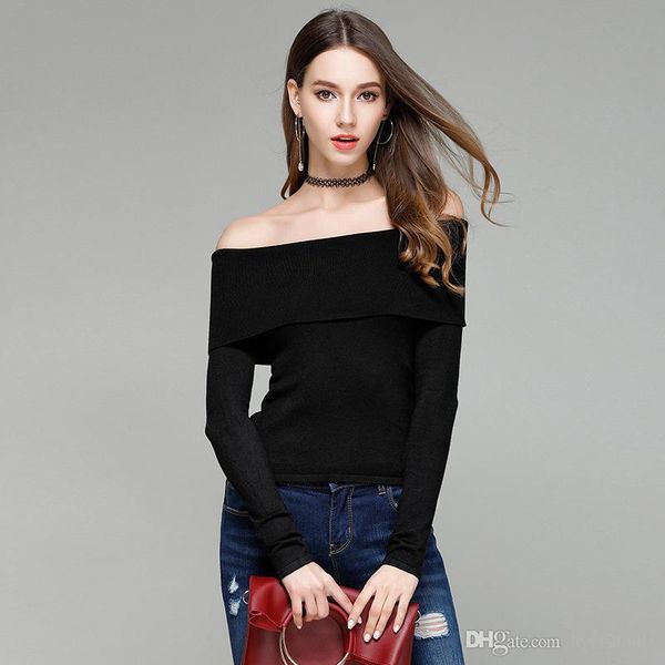 new ladies sweater master design jacket, one-neck slim thickening long-sleeved fashion sweater pullover stitching sweater jacket, White;black
new ladies sweater master design jacket, one-neck slim thickening long-sleeved fashion sweater pullover stitching sweater jacket, White;black