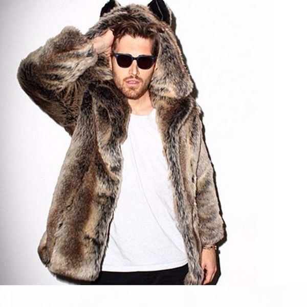 winter women men faux fur coat 2018 casual plus size couple hooded fur jacket coat cat ear warm long sleeve jacket overcoat, Black
winter women men faux fur coat 2018 casual plus size couple hooded fur jacket coat cat ear warm long sleeve jacket overcoat, Black