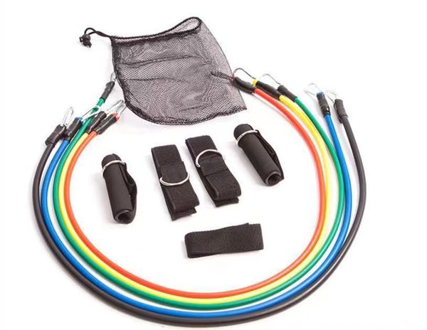 11 sets of multifunctional tpe thruster fitness equipment set muscle training belt yoga elastic rope yoga resistance belt#2021#984
11 sets of multifunctional tpe thruster fitness equipment set muscle training belt yoga elastic rope yoga resistance belt#2021#984
