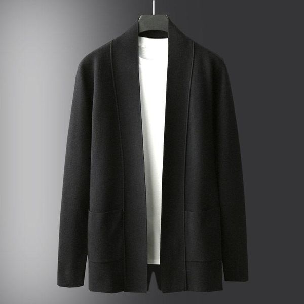 men's sweaters autumn mid-length cardigan sweater men korean fashion knitwear personality thin coat youth thread, White;black
men's sweaters autumn mid-length cardigan sweater men korean fashion knitwear personality thin coat youth thread, White;black
