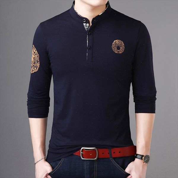 2021 new fashion brand polo shirt mens stand collar trends street wear mercerized cotton long sleeve mens clothing, White;black
2021 new fashion brand polo shirt mens stand collar trends street wear mercerized cotton long sleeve mens clothing, White;black