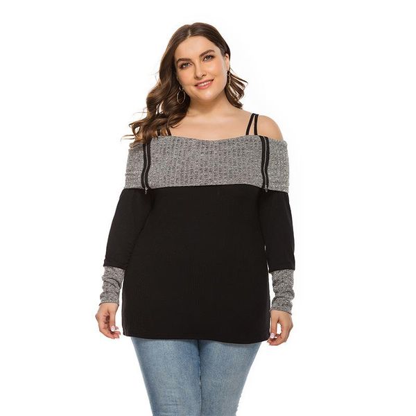 maketina off-shoulder 5xl plus size sweater 2021autumn new women slash neck long sleeve plus size sweater fashion top, White;black
maketina off-shoulder 5xl plus size sweater 2021autumn new women slash neck long sleeve plus size sweater fashion top, White;black