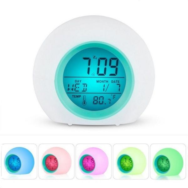 luminous music alarm clock color changing digital clock calendar thermometer night light natural ringtones bedside table clock for kids room
luminous music alarm clock color changing digital clock calendar thermometer night light natural ringtones bedside table clock for kids room