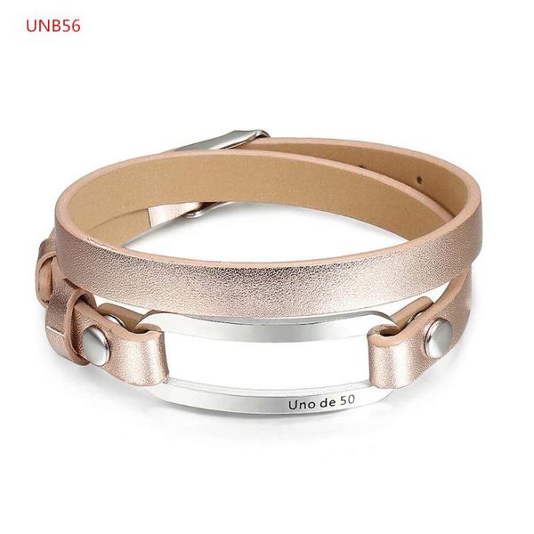 fashion women men silver color gold stainless steel roud ball bead key uno de 50 lock brown black leather bracelet jewelry, Golden;silver
fashion women men silver color gold stainless steel roud ball bead key uno de 50 lock brown black leather bracelet jewelry, Golden;silver