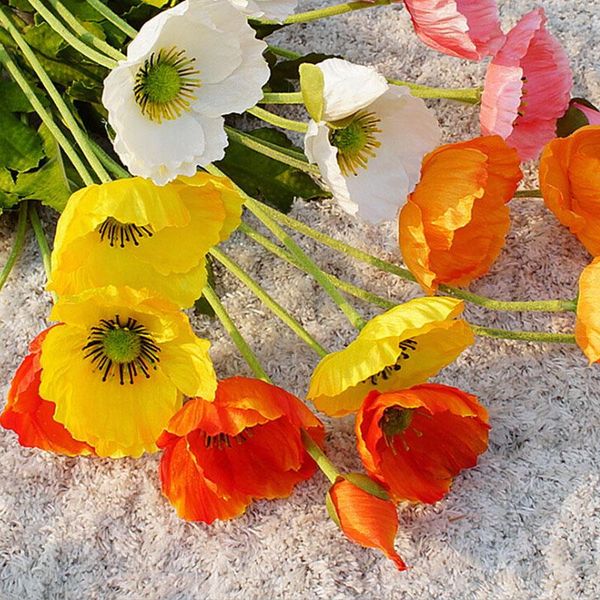 decorative flowers & wreaths diy wedding decoration poppy with leaves artificial flower fleurs artificielles for home party flores poppies
decorative flowers & wreaths diy wedding decoration poppy with leaves artificial flower fleurs artificielles for home party flores poppies