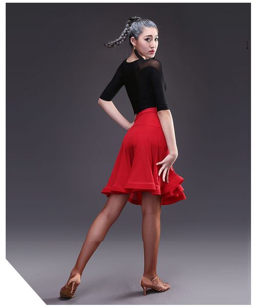 new latin dance skirt for sale black cha cha rumba samba tango latin skirt for dancing practice performamnce dancewear, Black;red
new latin dance skirt for sale black cha cha rumba samba tango latin skirt for dancing practice performamnce dancewear, Black;red