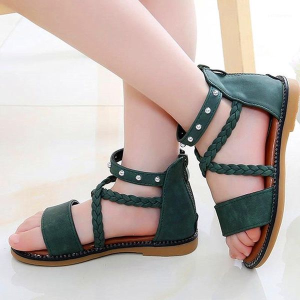 sandals comfortable summer girls 2021 fashion princess shoes children soft bottom beach kids roman green sandals1, Black;red
sandals comfortable summer girls 2021 fashion princess shoes children soft bottom beach kids roman green sandals1, Black;red