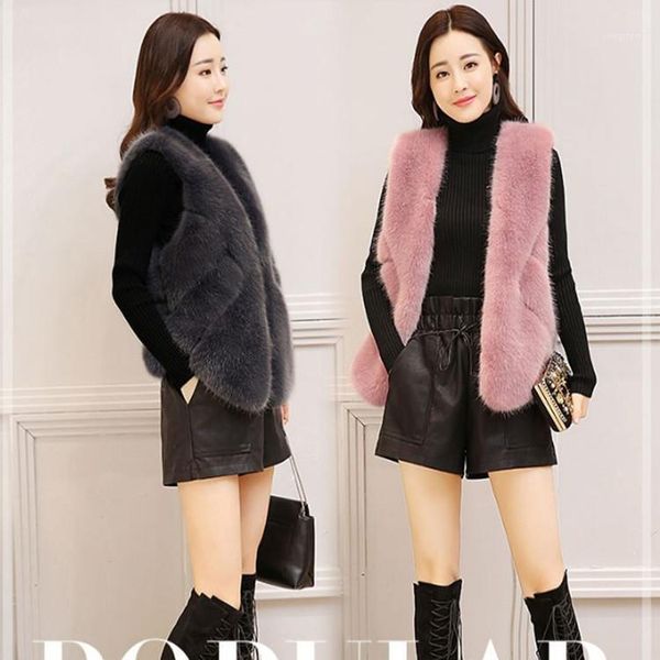 new fashion women winter clothing female autumn and winter furry waistcoat imitation fur vest women faux fur coat1, Black
new fashion women winter clothing female autumn and winter furry waistcoat imitation fur vest women faux fur coat1, Black