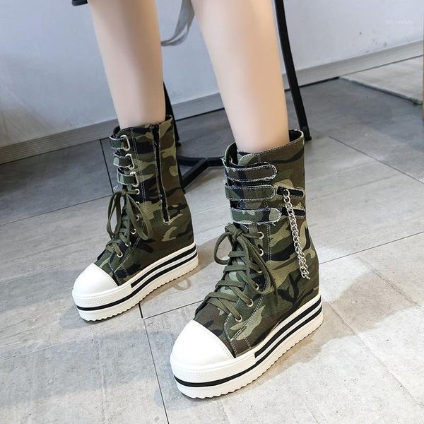 boots rimocy thick bottom wedge platform womens cowboy camouflage metal chain motorcycle woman height increasing shoes1, Black
boots rimocy thick bottom wedge platform womens cowboy camouflage metal chain motorcycle woman height increasing shoes1, Black