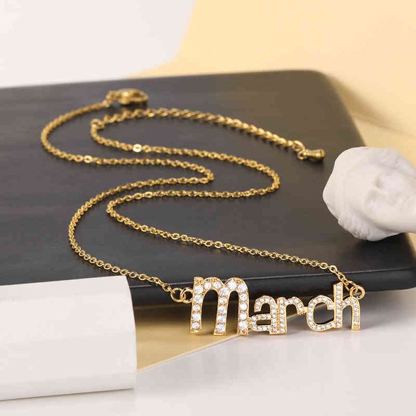 zircon letter month necklaces for women stainless steel chain january march may july december christmas jewelry bijoux femme bff, Silver
zircon letter month necklaces for women stainless steel chain january march may july december christmas jewelry bijoux femme bff, Silver