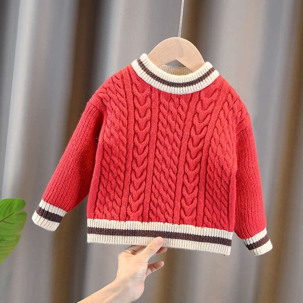 winter 2020 autumn pullover korean round neck long sve sweater with cashmere and warm twist for children, Blue 
winter 2020 autumn pullover korean round neck long sve sweater with cashmere and warm twist for children, Blue