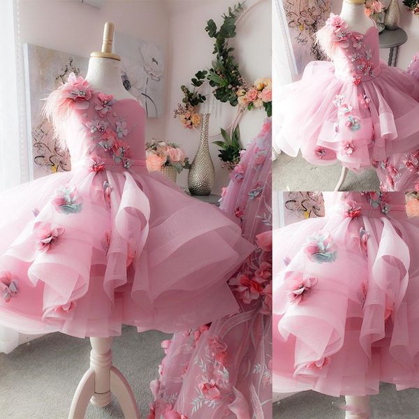 pink pageant gowns sleeveless hand made flower lace beaded feather flower girl dress tiered tulle sweep train custom made kids party gown, White;blue
pink pageant gowns sleeveless hand made flower lace beaded feather flower girl dress tiered tulle sweep train custom made kids party gown, White;blue