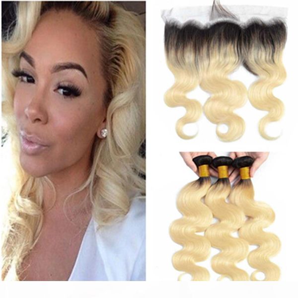 malaysian ombre blonde body wave human hair weave bundles with frontal #1b 613 black roots ombre 13x4 lace frontal closure with 3bundles, Black;brown
malaysian ombre blonde body wave human hair weave bundles with frontal #1b 613 black roots ombre 13x4 lace frontal closure with 3bundles, Black;brown