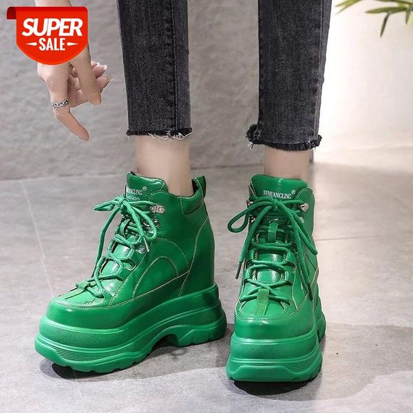 lucyever autumn pu leather ankle boots for women green waterproof chunky height increase shoes woman platform motorcycle boots #846i, Black
lucyever autumn pu leather ankle boots for women green waterproof chunky height increase shoes woman platform motorcycle boots #846i, Black