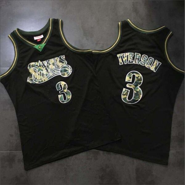 men hiladelphia 76ers allen iverso tight embroidered black basketball jersey, precision sewing embroidered basketball jersey, Black;red
men hiladelphia 76ers allen iverso tight embroidered black basketball jersey, precision sewing embroidered basketball jersey, Black;red