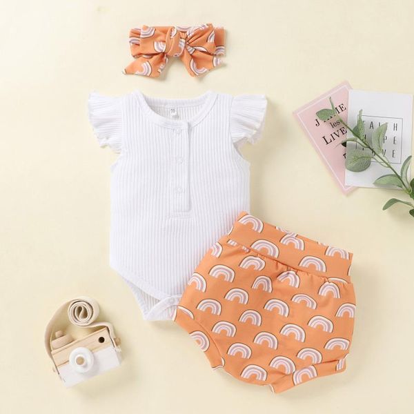 clothing sets baby's set cute baby clothes 2pcs infant girls ribbed sleeveless romper rainbow shorts haiband outfits 2021, White
clothing sets baby's set cute baby clothes 2pcs infant girls ribbed sleeveless romper rainbow shorts haiband outfits 2021, White