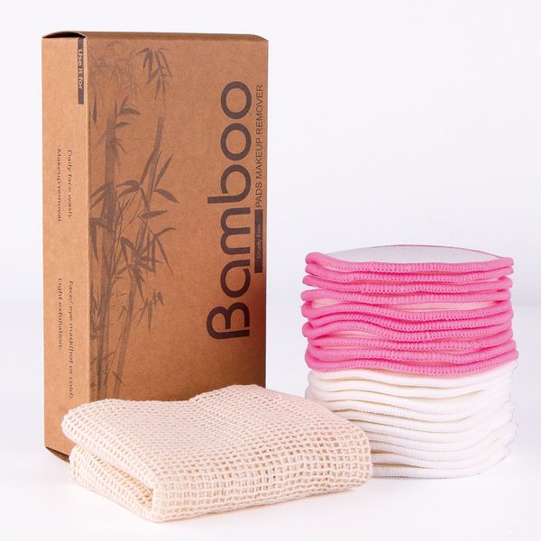 20 pcs reusable makeup remover pads pink white facial cleansing bamboo with laundry bag makeup remover cotton rounds
20 pcs reusable makeup remover pads pink white facial cleansing bamboo with laundry bag makeup remover cotton rounds