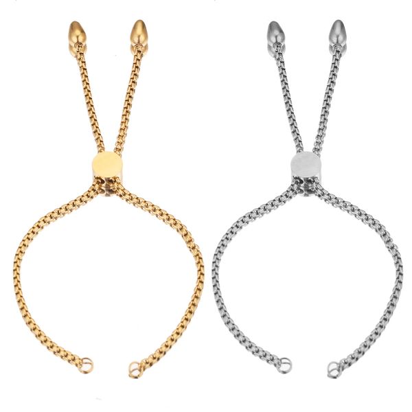 2pcs 18k gold stainless steel adjustable slider chain for jewelry making diy loops connector pendants bracelets material finding, Blue;slivery
2pcs 18k gold stainless steel adjustable slider chain for jewelry making diy loops connector pendants bracelets material finding, Blue;slivery