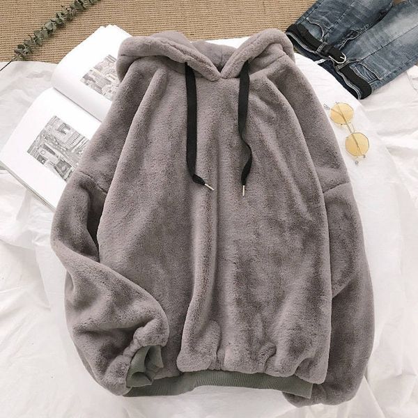 2021 new winter coats sweet soild with hoodie harajuku loose hoodies ladies flannel women's pullovers ekz1, Black
2021 new winter coats sweet soild with hoodie harajuku loose hoodies ladies flannel women's pullovers ekz1, Black