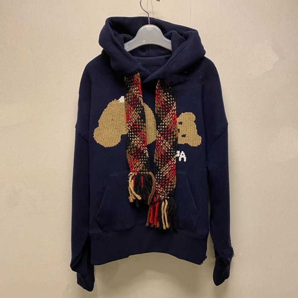 hoodies xiaozhongchao brand 2021 spring and summer new hooded embroidery pullover sweater broken head bear long sleeve jacket women's f, Black
hoodies xiaozhongchao brand 2021 spring and summer new hooded embroidery pullover sweater broken head bear long sleeve jacket women's f, Black