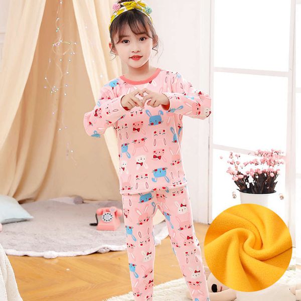 thermal cloth children's underwear plush thickened autumn trousers suit boys and girls underpants baby pajamas 9moo9moo7es6, Blue;red
thermal cloth children's underwear plush thickened autumn trousers suit boys and girls underpants baby pajamas 9moo9moo7es6, Blue;red