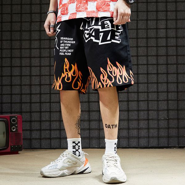 2021 new aelfric eden hip hop fire flame print shorts men fashion streetwear joggers summer harajuku loose casual baggy short pants pzjx, White;black
2021 new aelfric eden hip hop fire flame print shorts men fashion streetwear joggers summer harajuku loose casual baggy short pants pzjx, White;black