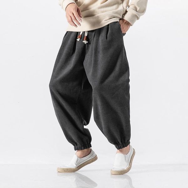 men winter thick warm wool pant male loose casual japan streetwear hip hop harem trousers joggers sweatpants plus size m-5xl1, Black
men winter thick warm wool pant male loose casual japan streetwear hip hop harem trousers joggers sweatpants plus size m-5xl1, Black