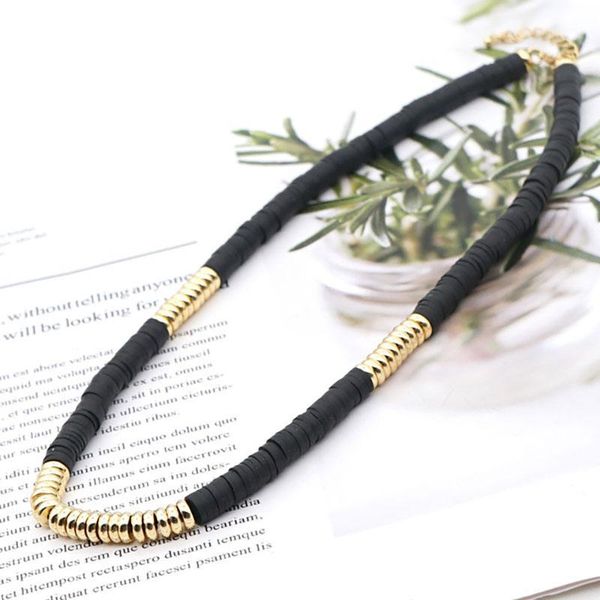fashion 6mm polymer clay necklace women soft pottery choker necklace surfer beads necklaces handmade femme jewelry gifts dd-061, Golden;silver
fashion 6mm polymer clay necklace women soft pottery choker necklace surfer beads necklaces handmade femme jewelry gifts dd-061, Golden;silver